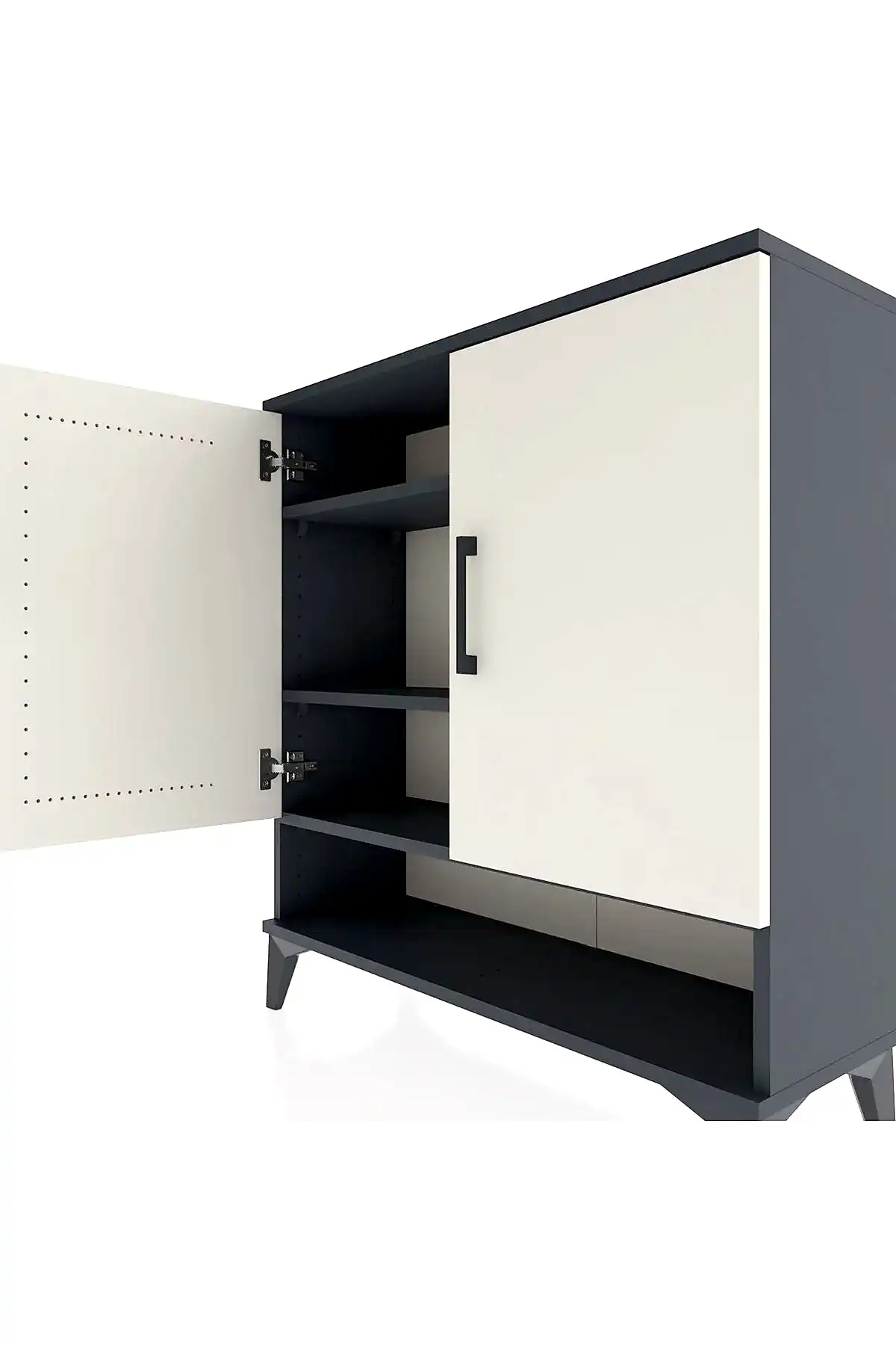 Arges Şifonyer 3 Raflı 2 Kapaklı 88x30x96 - S04M062V4A