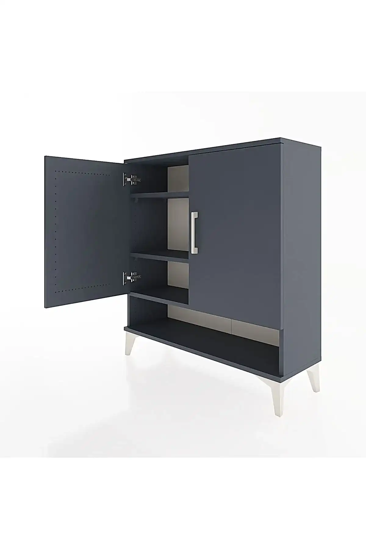 Arges Şifonyer 3 Raflı 2 Kapaklı 88x30x96 - S04M062V5A