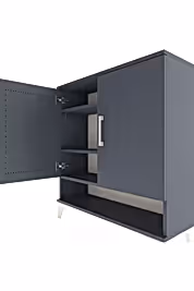 Arges Şifonyer 3 Raflı 2 Kapaklı 88x30x96 - S04M062V5A