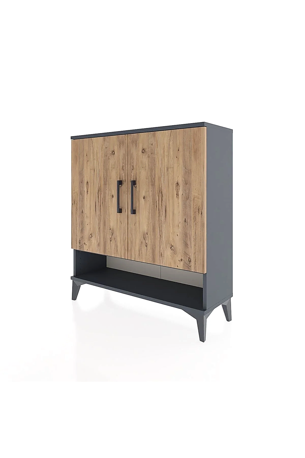 Arges Şifonyer 3 Raflı 2 Kapaklı 88x30x96 - S04M062V6A