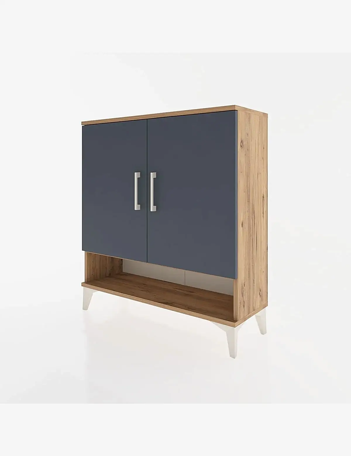 Arges Şifonyer 3 Raflı 2 Kapaklı 88x30x96 - S04M062V8A