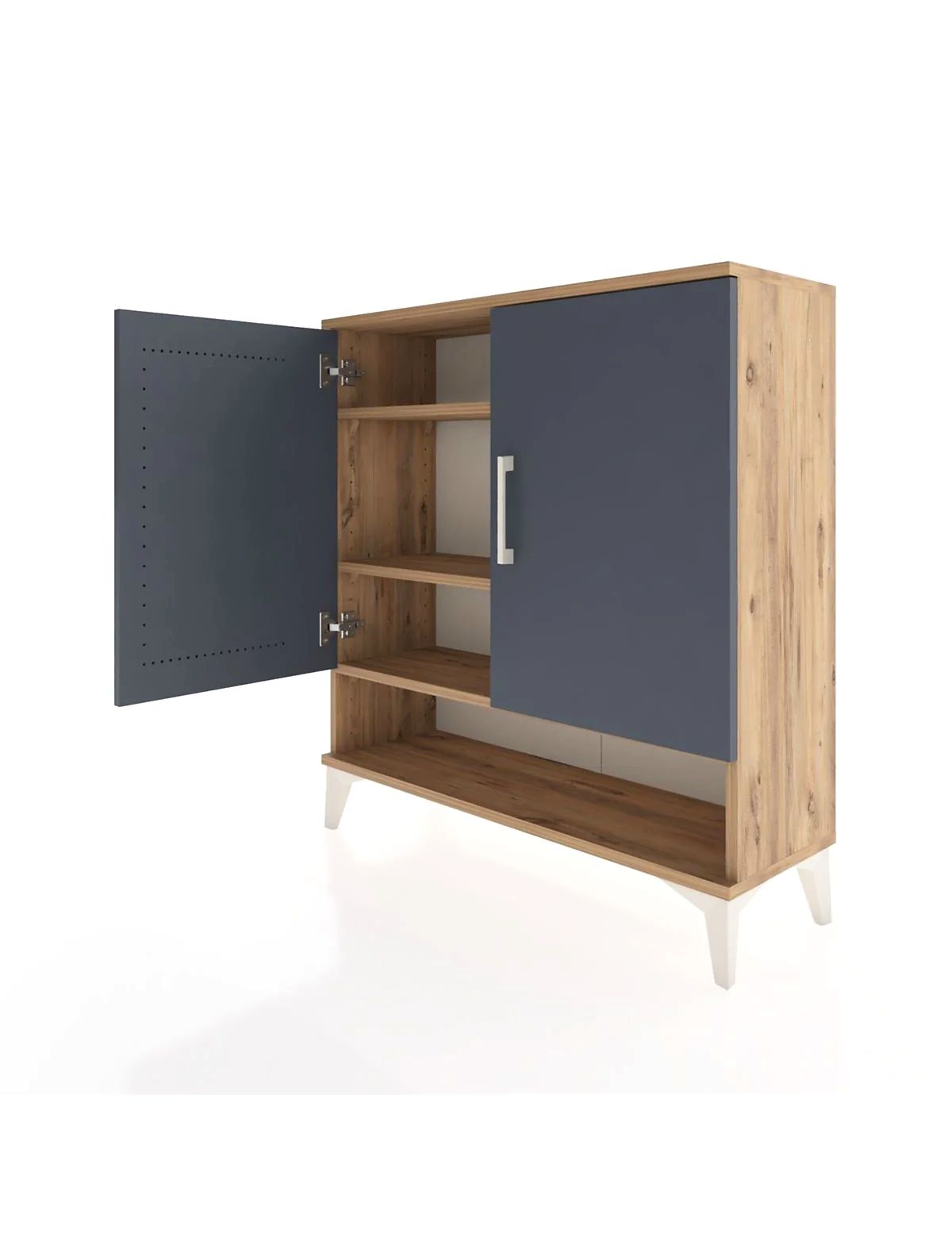 Arges Şifonyer 3 Raflı 2 Kapaklı 88x30x96 - S04M062V8A