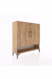 Arges Şifonyer 3 Raflı 2 Kapaklı 88x30x96 - S04M062V9A