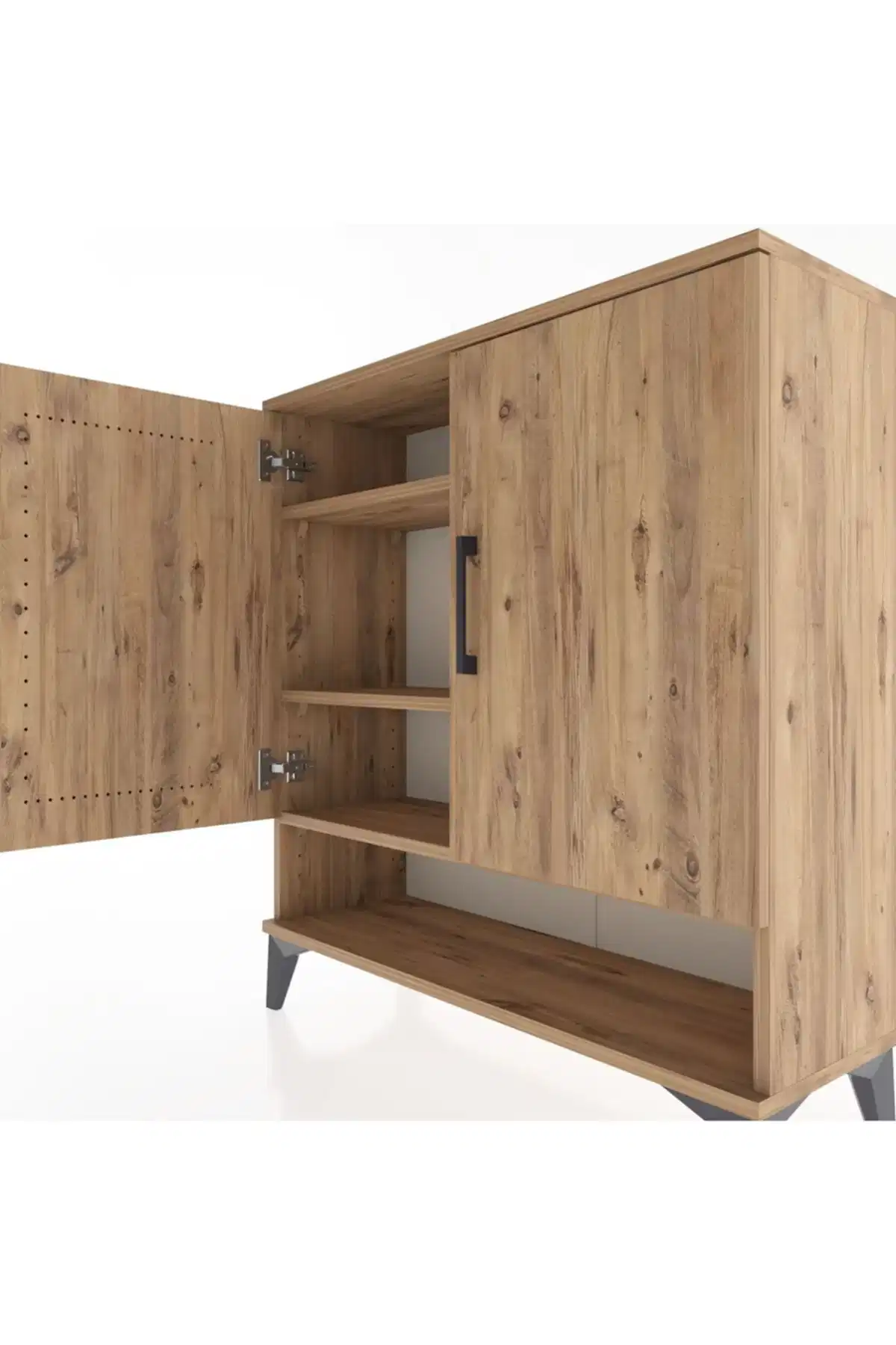 Arges Şifonyer 3 Raflı 2 Kapaklı 88x30x96 - S04M062V9A