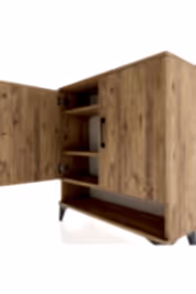 Arges Şifonyer 3 Raflı 2 Kapaklı 88x30x96 - S04M062V9A