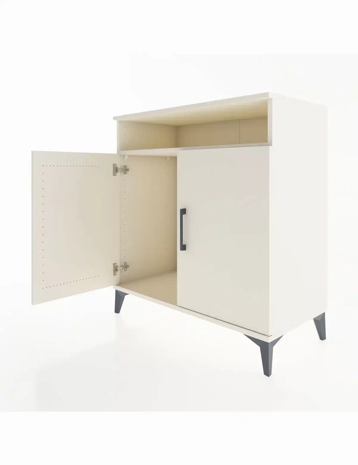 Hyperion Şifonyer Tek Raflı 2 Kapaklı 88x44x96 - S37M085V1B