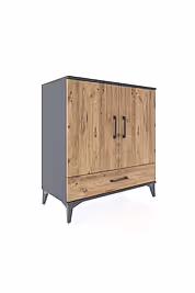 Hyperion Şifonyer 4 Raflı Tek Çekmeceli 2 Kapaklı 88x44x96 - S37M070V6B