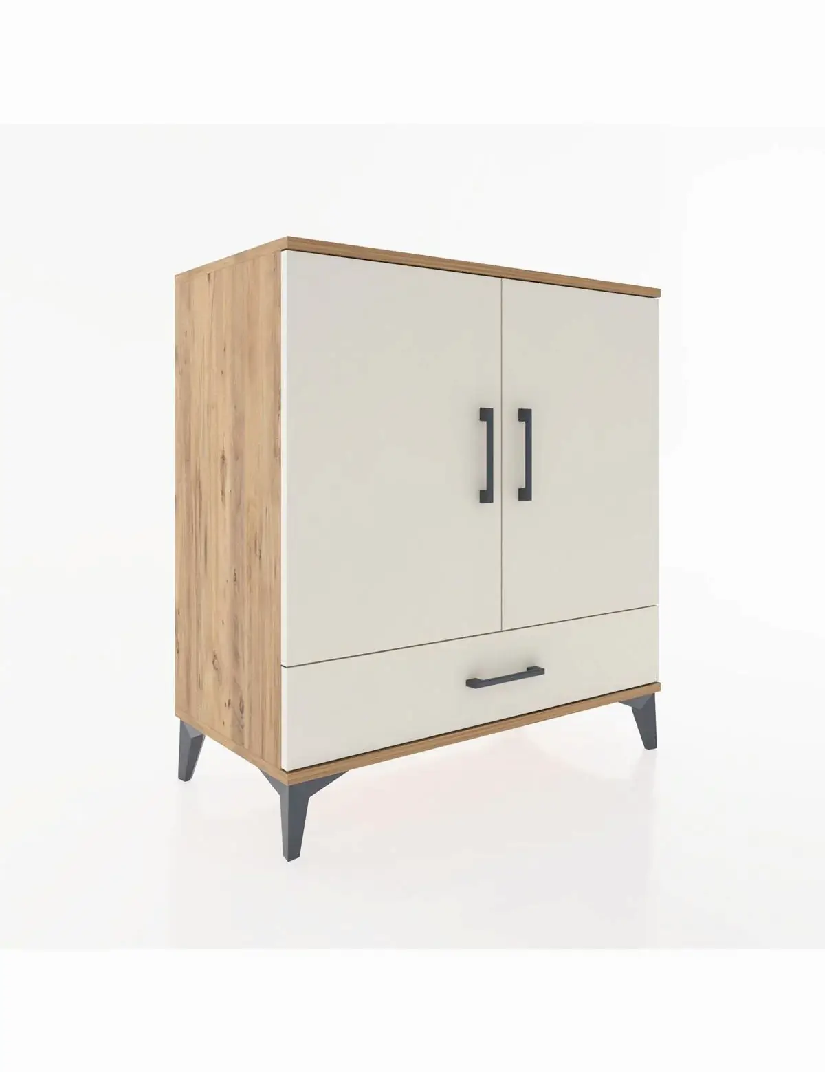 Hyperion Şifonyer 4 Raflı Tek Çekmeceli 2 Kapaklı 88x44x96 - S37M070V7B