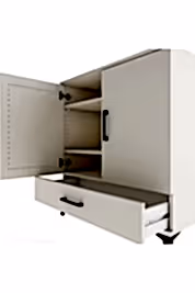 Hyperion Şifonyer 3 Raflı Tek Çekmeceli 2 Kapaklı 88x44x96 - S37M071V1B