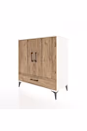 Hyperion Şifonyer 3 Raflı Tek Çekmeceli 2 Kapaklı 88x44x96 - S37M071V3B