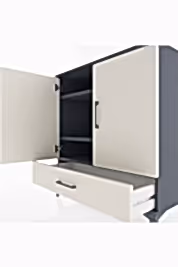 Hyperion Şifonyer 3 Raflı Tek Çekmeceli 2 Kapaklı 88x44x96 - S37M071V4B