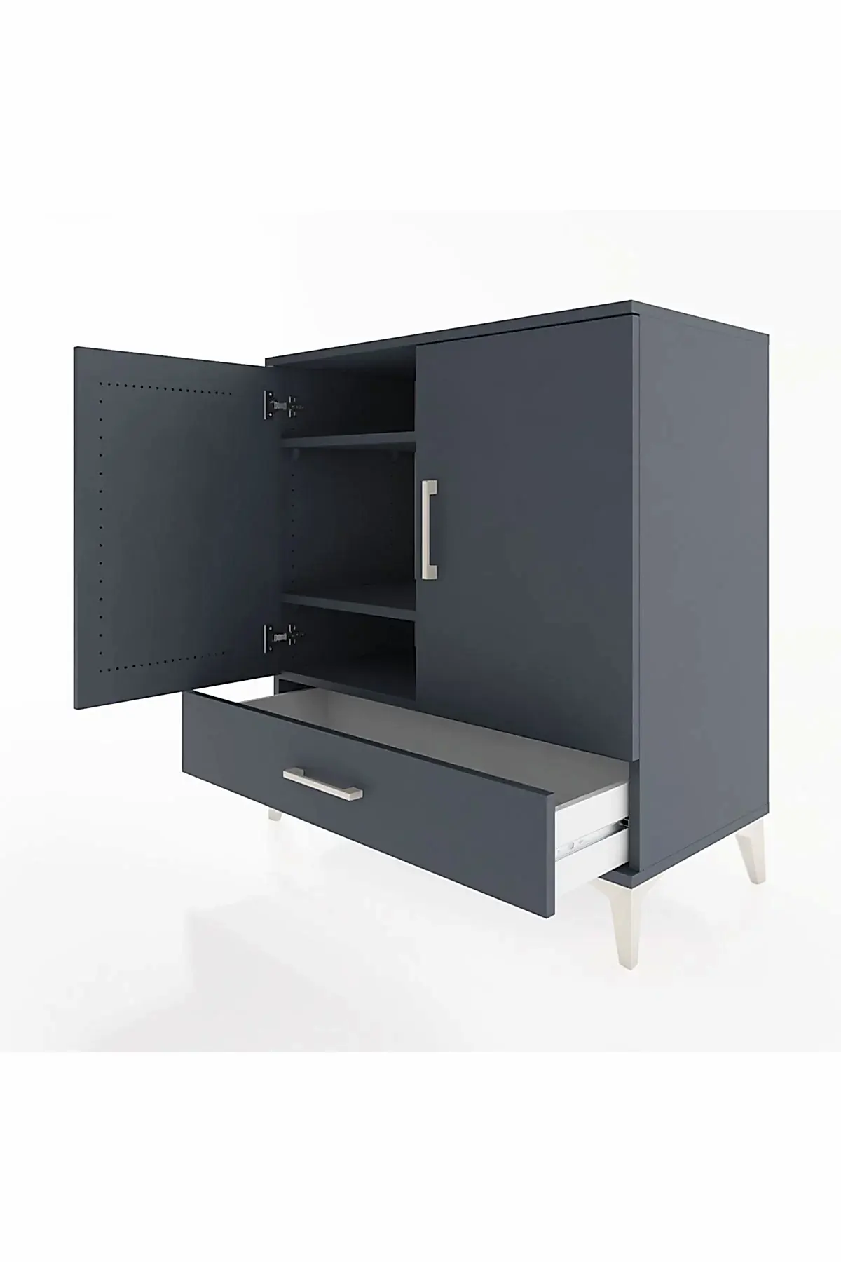 Hyperion Şifonyer 3 Raflı Tek Çekmeceli 2 Kapaklı 88x44x96 - S37M071V5B