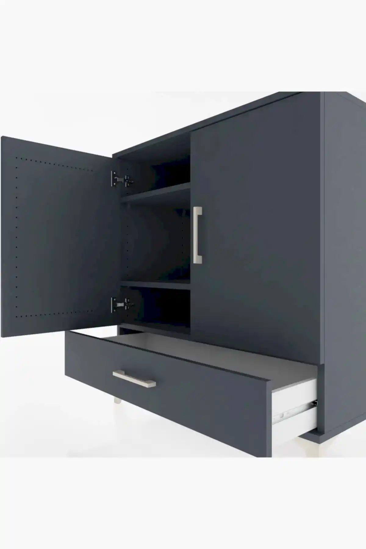 Hyperion Şifonyer 3 Raflı Tek Çekmeceli 2 Kapaklı 88x44x96 - S37M071V5B