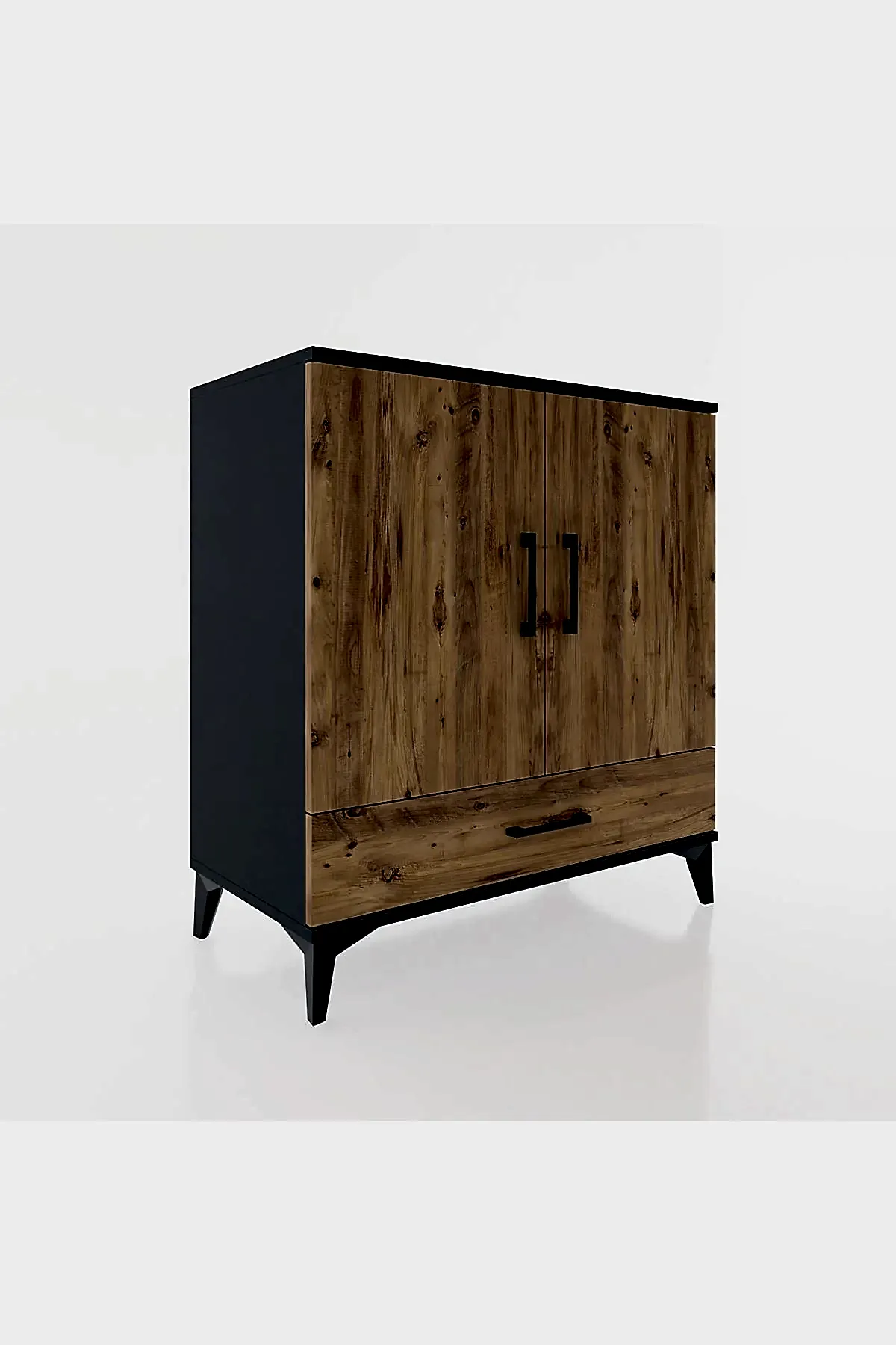 Hyperion Şifonyer 3 Raflı Tek Çekmeceli 2 Kapaklı 88x44x96 - S37M071V6B