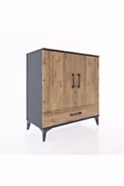 Hyperion Şifonyer 3 Raflı Tek Çekmeceli 2 Kapaklı 88x44x96 - S37M071V6B