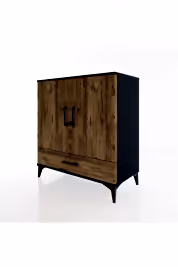 Hyperion Şifonyer 3 Raflı Tek Çekmeceli 2 Kapaklı 88x44x96 - S37M071V6B