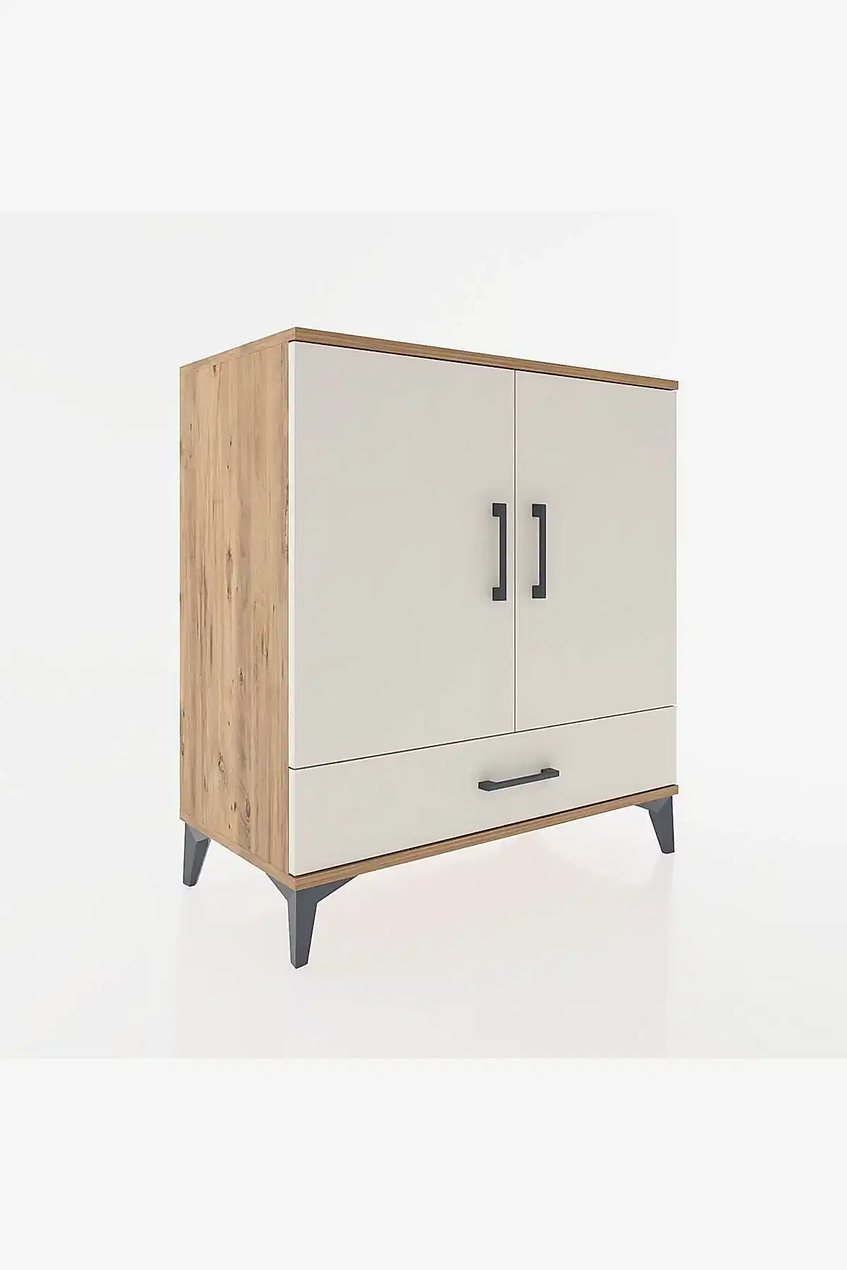 Hyperion Şifonyer 3 Raflı Tek Çekmeceli 2 Kapaklı 88x44x96 - S37M071V7B