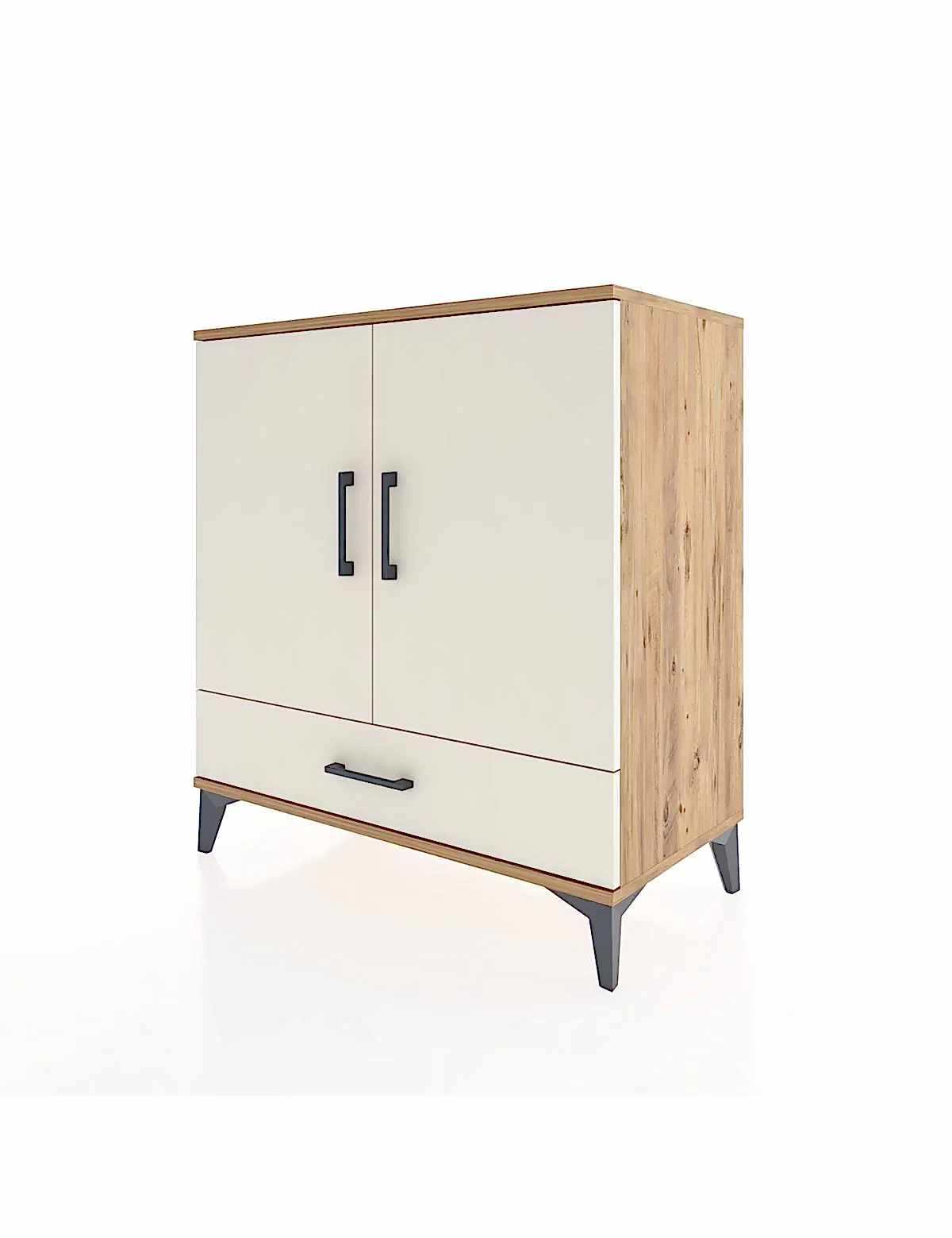 Hyperion Şifonyer 3 Raflı Tek Çekmeceli 2 Kapaklı 88x44x96 - S37M071V7B