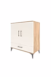 Hyperion Şifonyer 3 Raflı Tek Çekmeceli 2 Kapaklı 88x44x96 - S37M071V7B