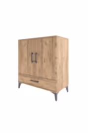 Hyperion Şifonyer 3 Raflı Tek Çekmeceli 2 Kapaklı 88x44x96 - S37M071V9B