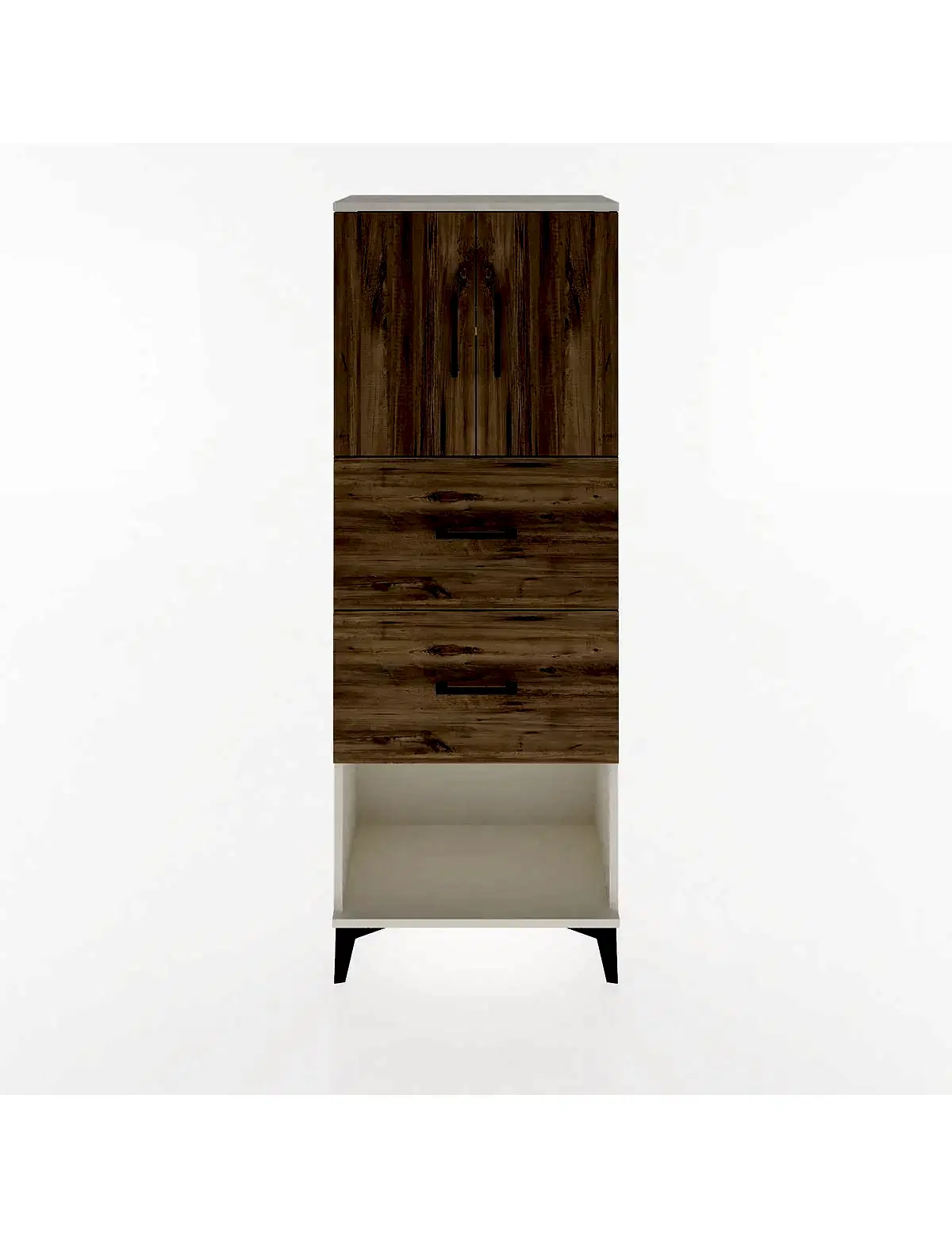 Arges Dolap 2 Raflı 2 Çekmeceli 2 Kapaklı 60x30x163 - S20M075V3A