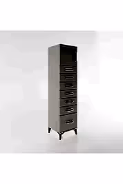 Hyperion Dolap Tek Raflı 7 Çekmeceli Tek Kapaklı 44x44x182 - S55M010V1B