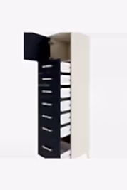 Hyperion Dolap Tek Raflı 7 Çekmeceli Tek Kapaklı 44x44x182 - S55M010V2B