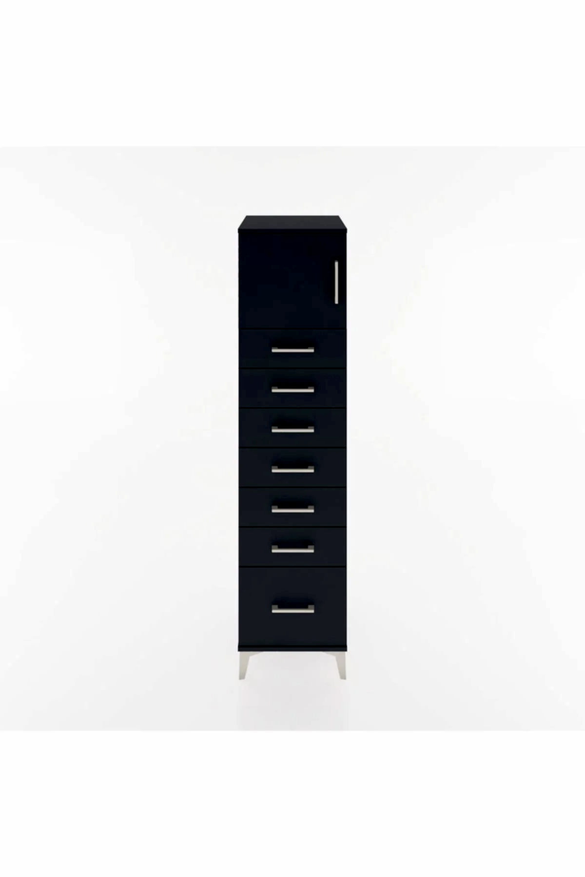 Hyperion Dolap Tek Raflı 7 Çekmeceli Tek Kapaklı 44x44x182 - S55M010V5B