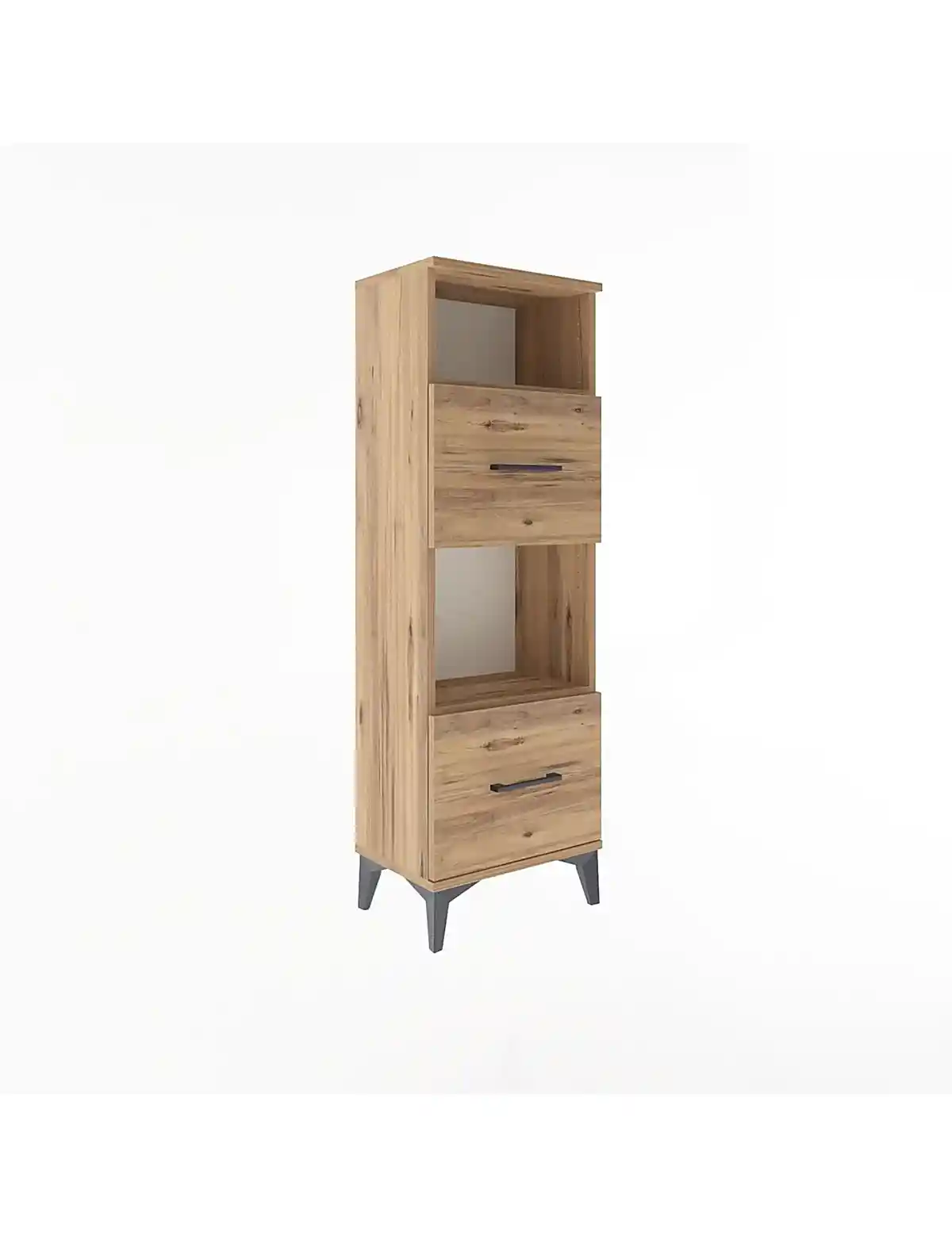 Arges Dolap 2 Raflı 2 Çekmeceli 44x30x134 - S16M004V9A