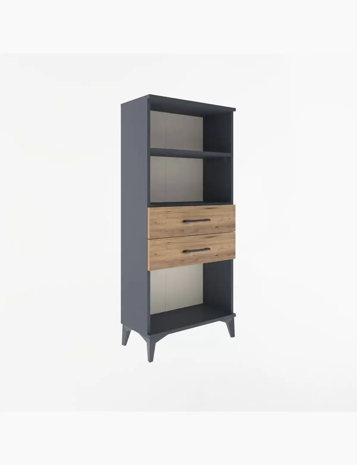 Arges Dolap 2 Raflı 2 Çekmeceli 60x30x134 - S17M048V6A