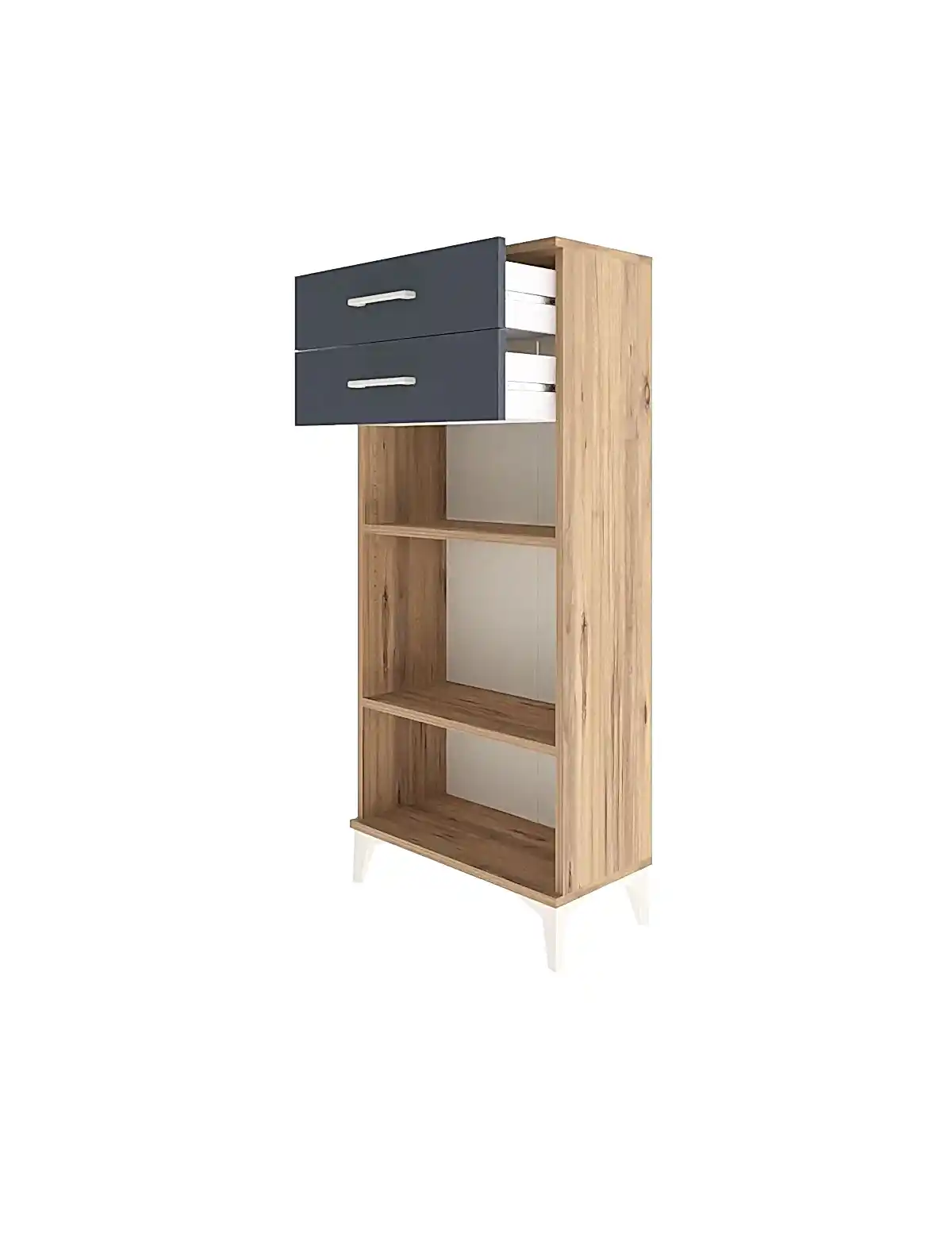 Arges Dolap 2 Raflı 2 Çekmeceli 60x30x134 - S17M049V8A