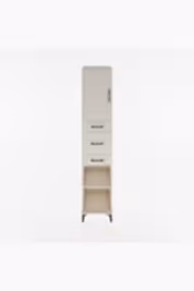 Hyperion Dolap 3 Raflı 3 Çekmeceli Tek Kapaklı 44x44x221 - S61M225V1B