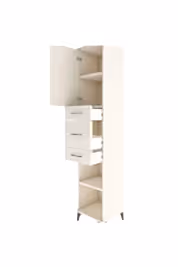 Hyperion Dolap 3 Raflı 3 Çekmeceli Tek Kapaklı 44x44x221 - S61M225V1B