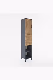 Hyperion Dolap 3 Raflı 3 Çekmeceli Tek Kapaklı 44x44x221 - S61M225V6B