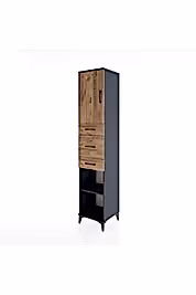 Hyperion Dolap 3 Raflı 3 Çekmeceli Tek Kapaklı 44x44x221 - S61M225V6B