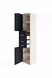 Hyperion Dolap 3 Raflı 3 Çekmeceli 2 Kapaklı 44x44x221 - S61M227V2B