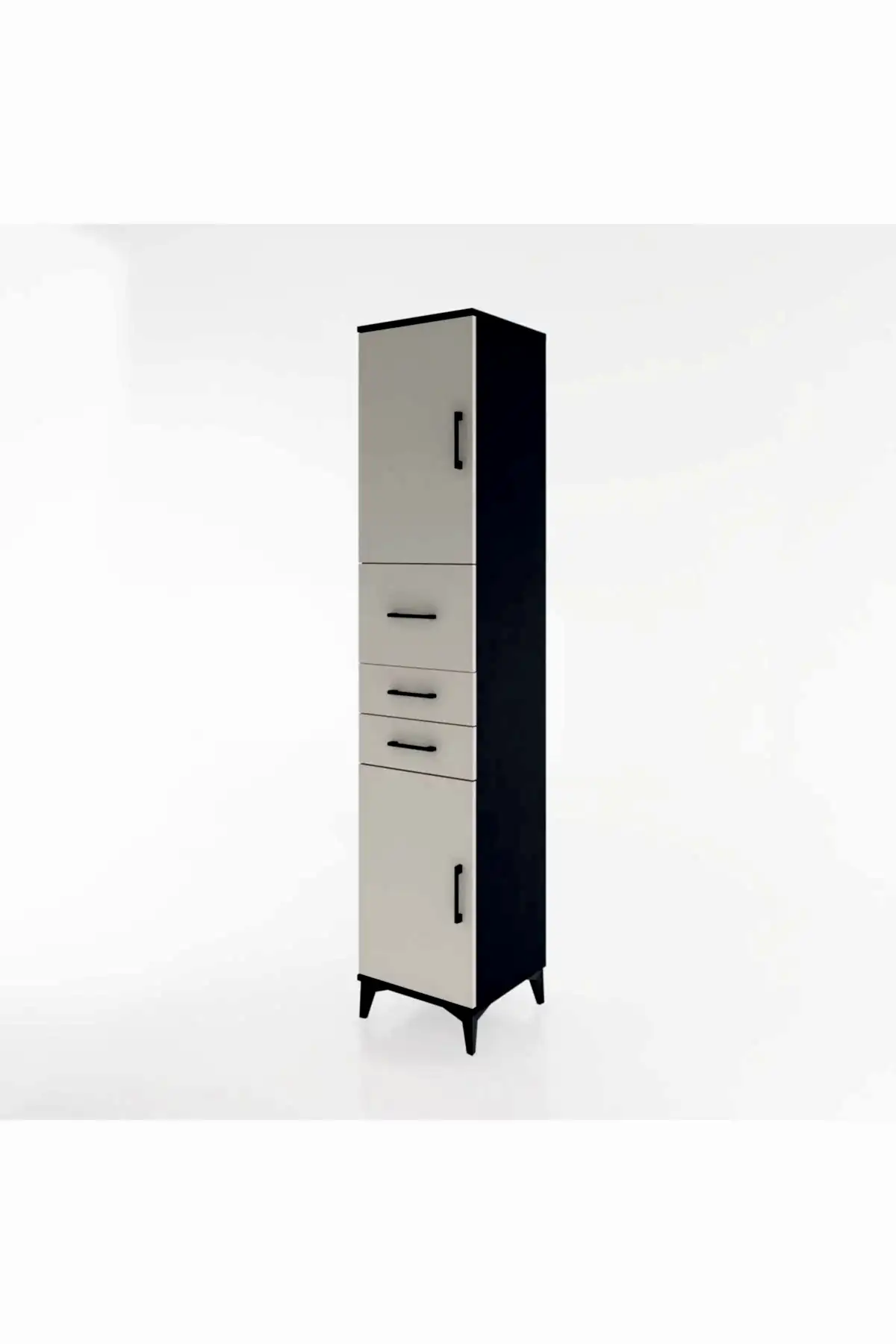 Hyperion Dolap 3 Raflı 3 Çekmeceli 2 Kapaklı 44x44x221 - S61M227V4B