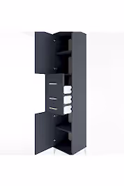 Hyperion Dolap 3 Raflı 3 Çekmeceli 2 Kapaklı 44x44x221 - S61M227V5B