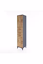 Hyperion Dolap 3 Raflı 3 Çekmeceli 2 Kapaklı 44x44x221 - S61M227V6B