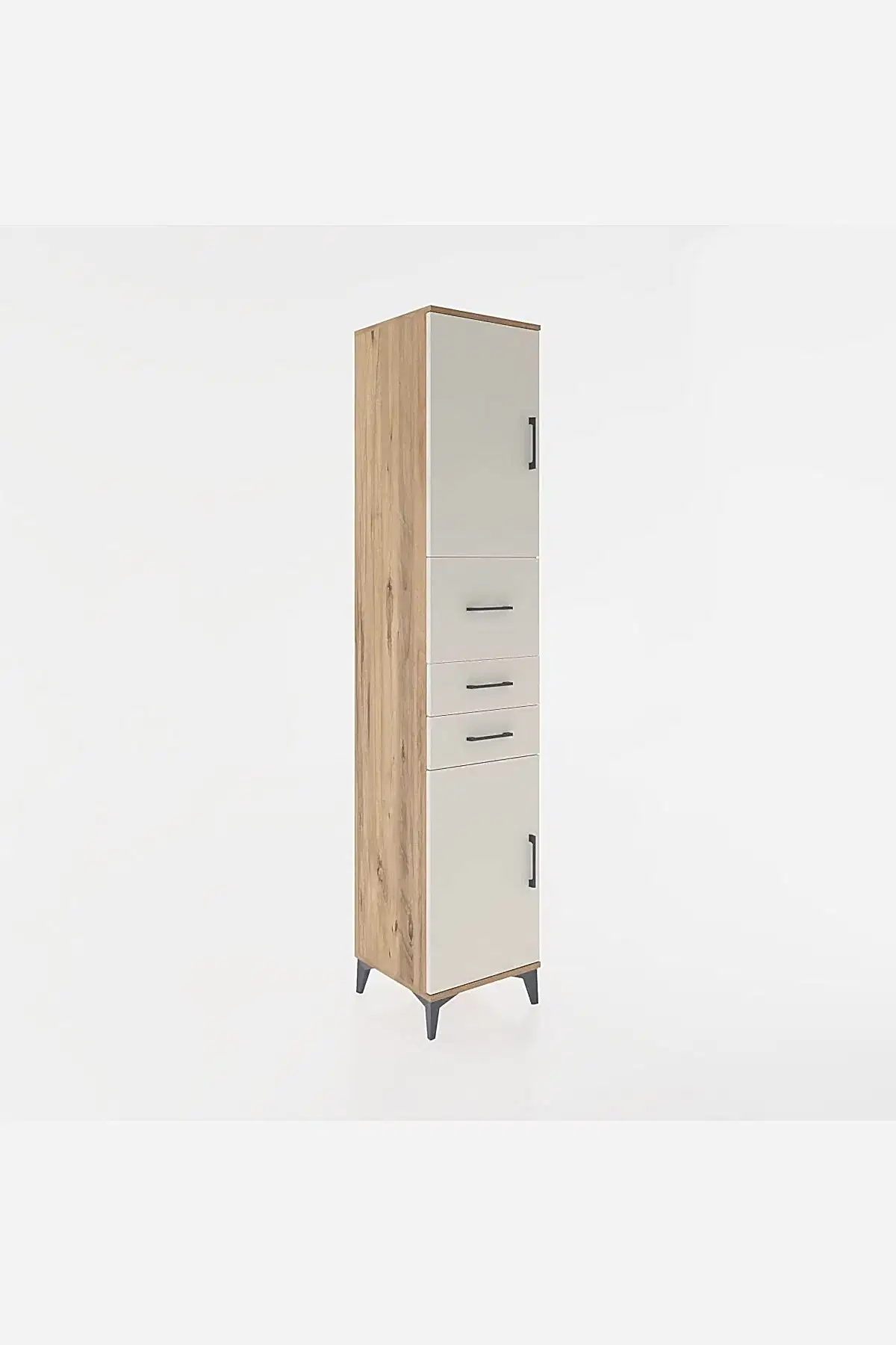 Hyperion Dolap 3 Raflı 3 Çekmeceli 2 Kapaklı 44x44x221 - S61M227V7B