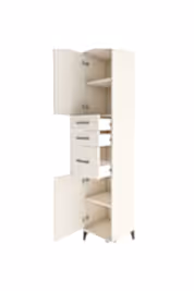 Hyperion Dolap 3 Raflı 3 Çekmeceli 2 Kapaklı 44x44x221 - S61M230V1B