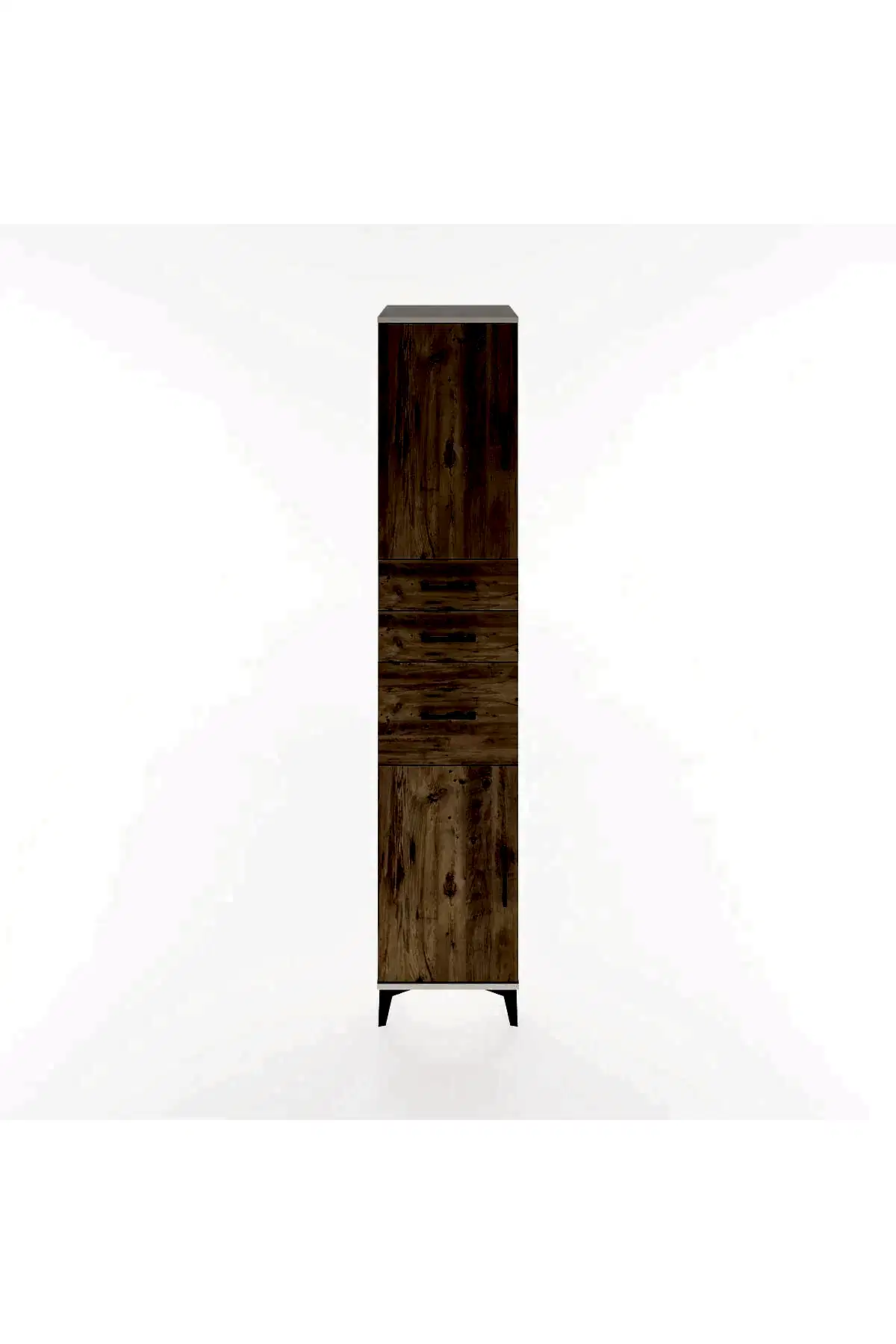 Hyperion Dolap 3 Raflı 3 Çekmeceli 2 Kapaklı 44x44x221 - S61M230V3B