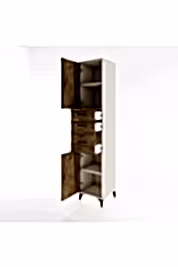 Hyperion Dolap 3 Raflı 3 Çekmeceli 2 Kapaklı 44x44x221 - S61M230V3B