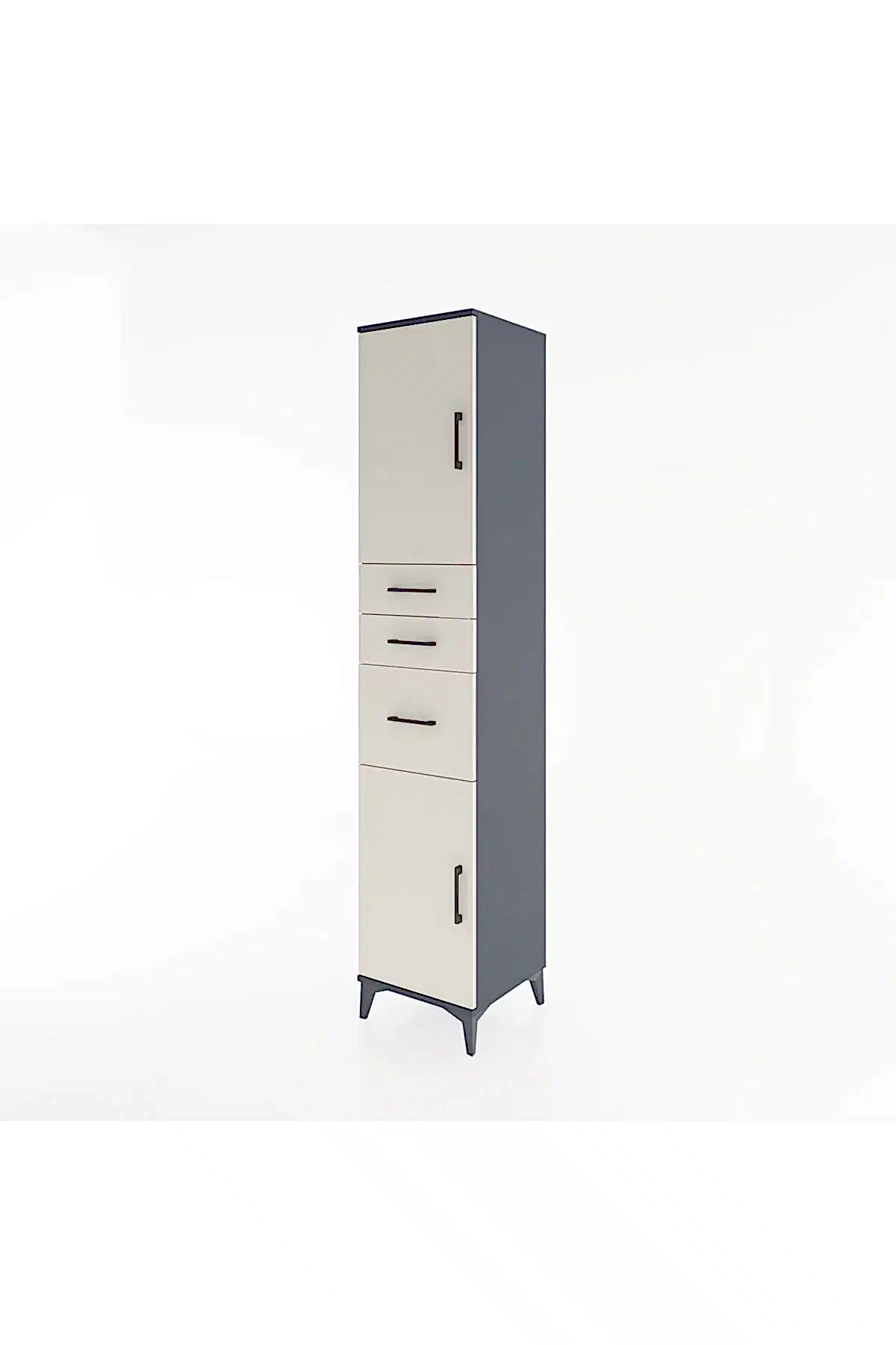 Hyperion Dolap 3 Raflı 3 Çekmeceli 2 Kapaklı 44x44x221 - S61M230V4B