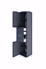 Hyperion Dolap 3 Raflı 3 Çekmeceli 2 Kapaklı 44x44x221 - S61M230V5B
