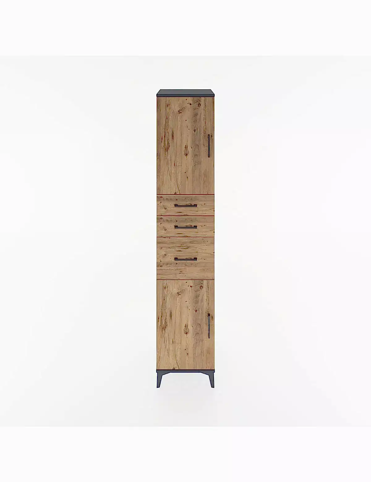 Hyperion Dolap 3 Raflı 3 Çekmeceli 2 Kapaklı 44x44x221 - S61M230V6B