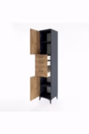 Hyperion Dolap 3 Raflı 3 Çekmeceli 2 Kapaklı 44x44x221 - S61M230V6B