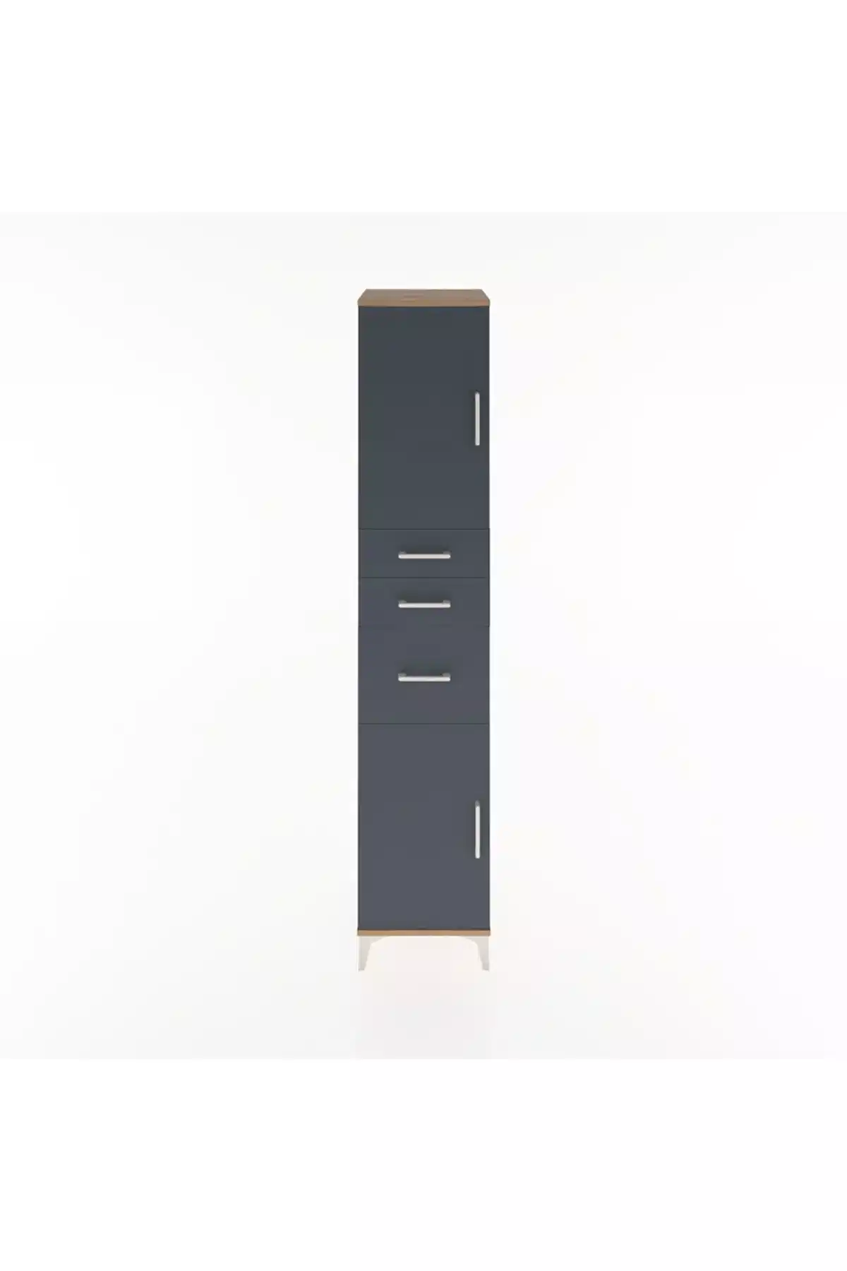 Hyperion Dolap 3 Raflı 3 Çekmeceli 2 Kapaklı 44x44x221 - S61M230V8B