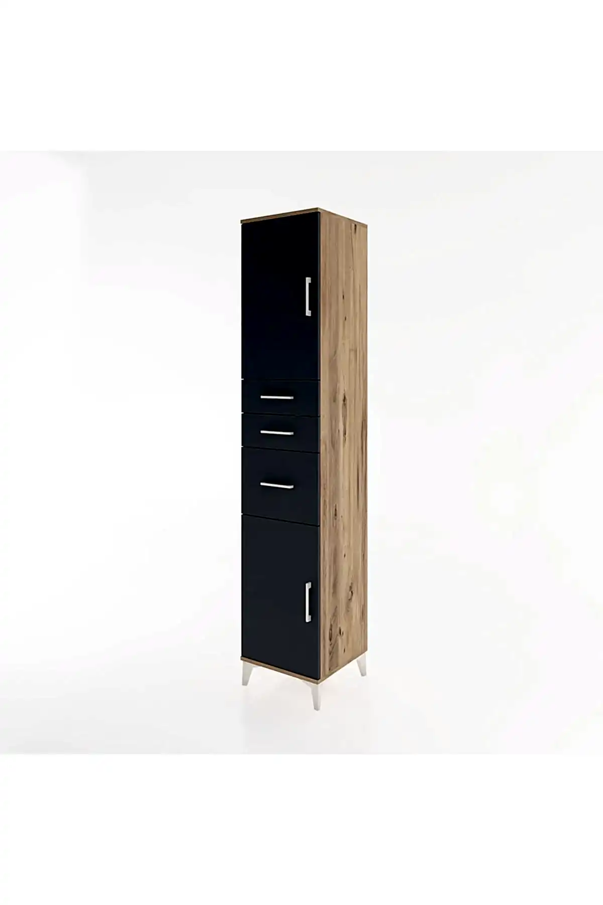 Hyperion Dolap 3 Raflı 3 Çekmeceli 2 Kapaklı 44x44x221 - S61M230V8B