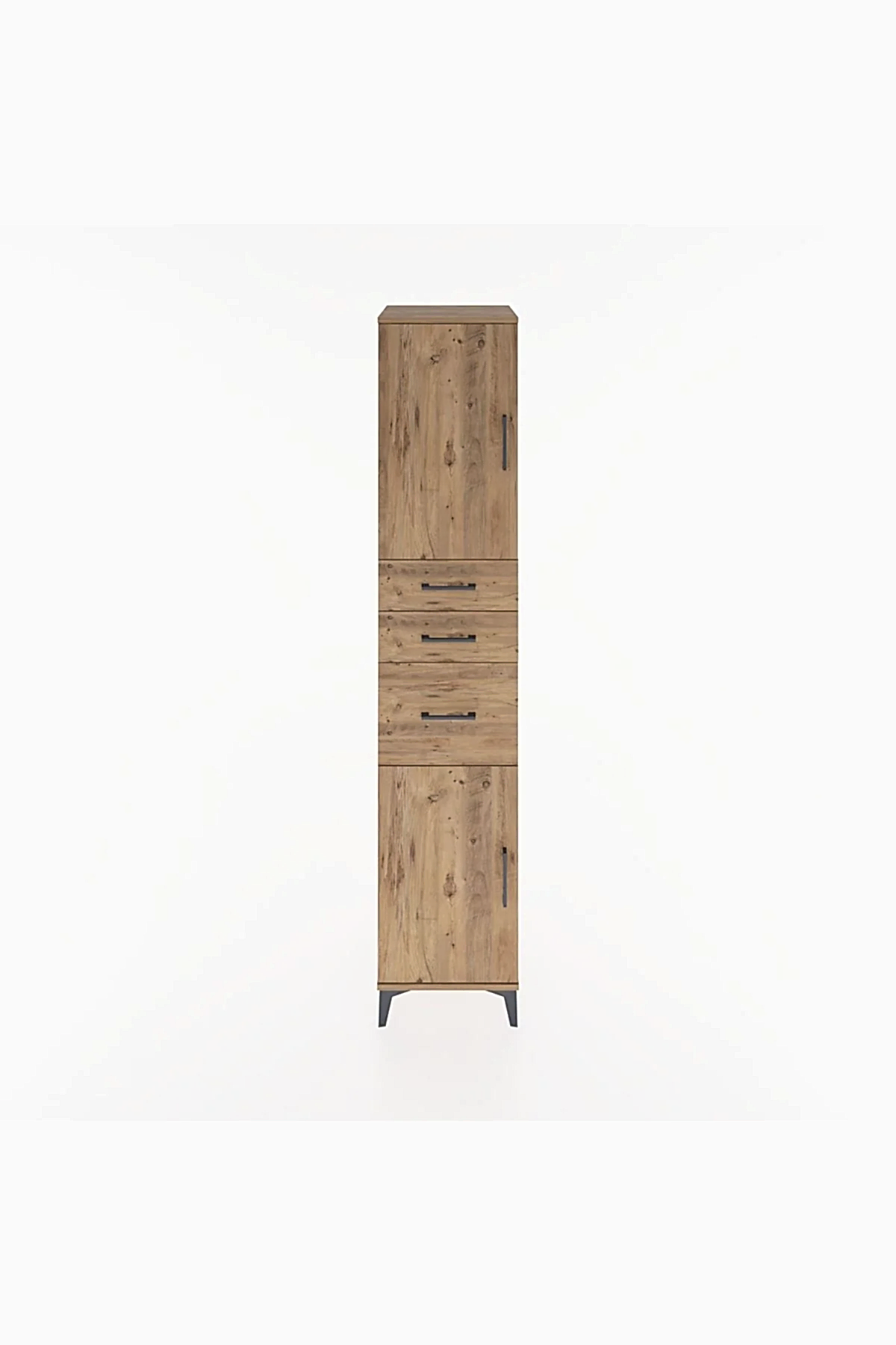 Hyperion Dolap 3 Raflı 3 Çekmeceli 2 Kapaklı 44x44x221 - S61M230V9B